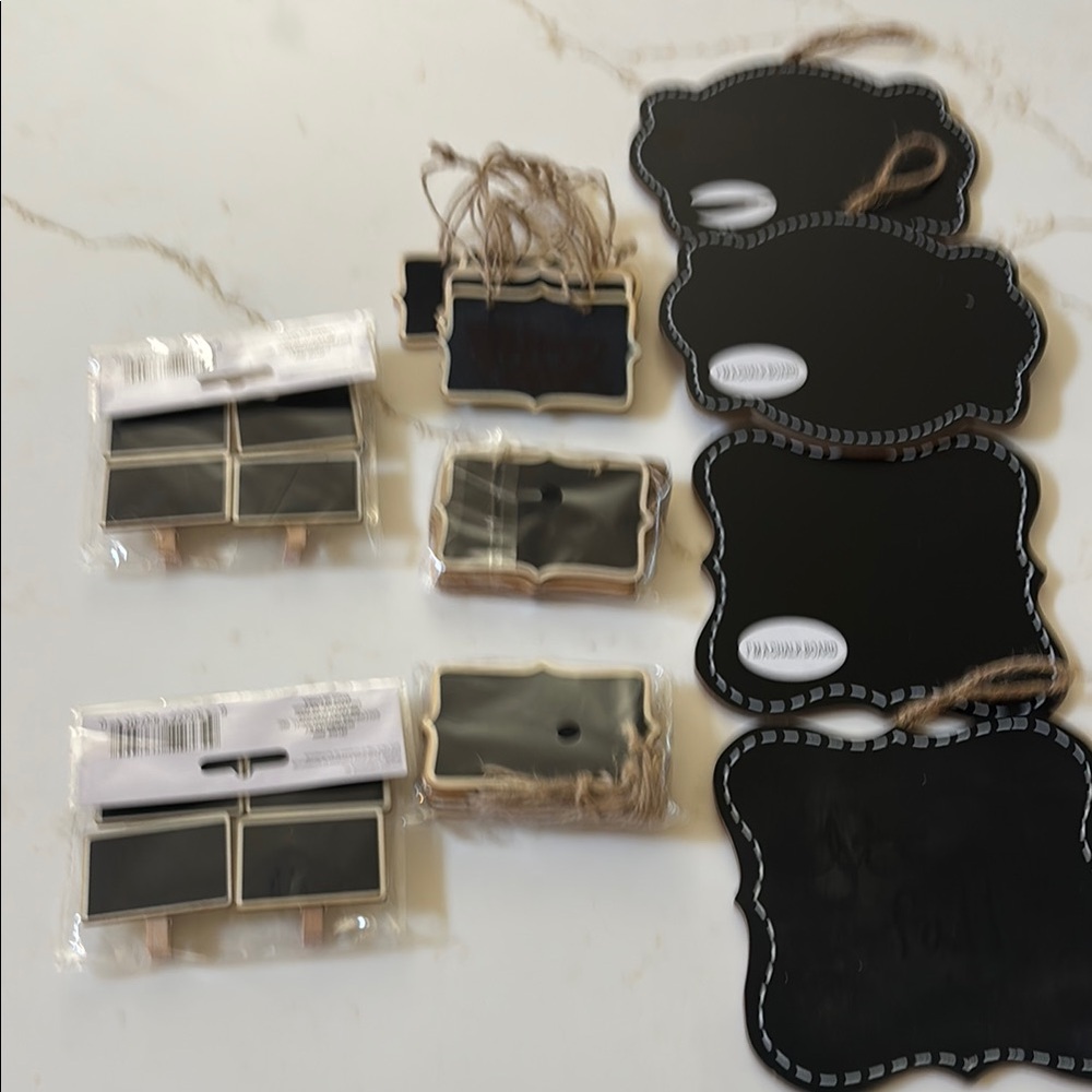 Chalkboard Tags with Jute String